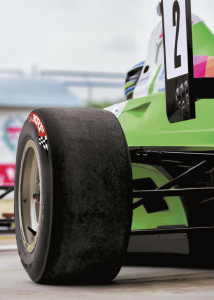 Imagen de presentación de los neumáticos de racing
