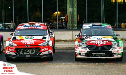 Objetivo cumplido para el  Team MRF Tires en el Rally di Roma Capitale