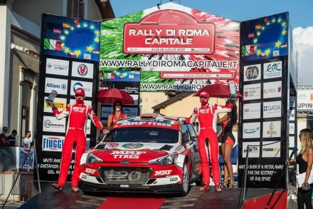 Objetivo cumplido para el  Team MRF Tires en el Rally di Roma Capitale