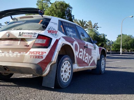 Contundente triunfo de Xevi Pons y MRF Tyres en el Rallye Isla de Los Volcanes