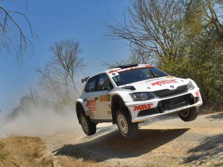 Objetivo cumplido para el Team MRF Tires en el Rally di Roma Capitale