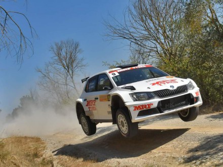 Objetivo cumplido para el  Team MRF Tires en el Rally di Roma Capitale